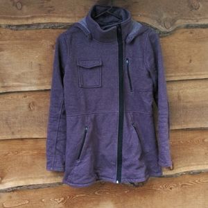 Cosy Hurley tunic length hoodie